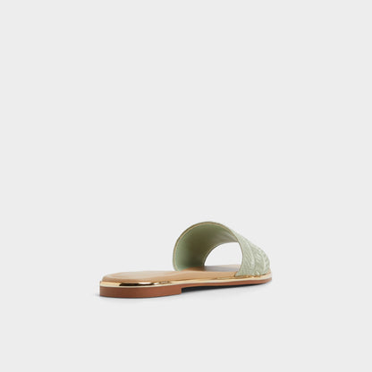 Oceania Other Green Women's Flats - Slide sandal - Other Green