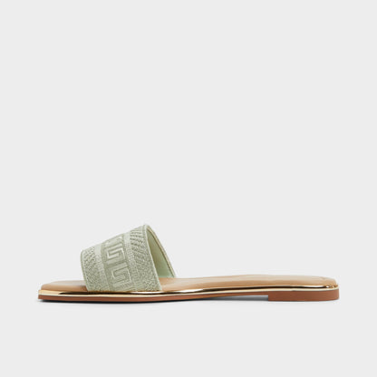 Oceania Other Green Women's Flats - Slide sandal - Other Green