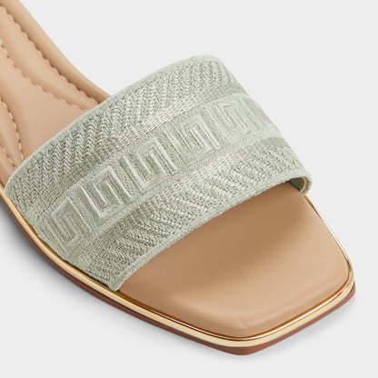 Oceania Other Green Women's Flats - Slide sandal - Other Green