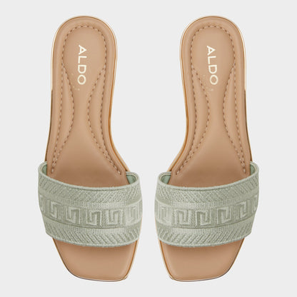 Oceania Other Green Women's Flats - Slide sandal - Other Green