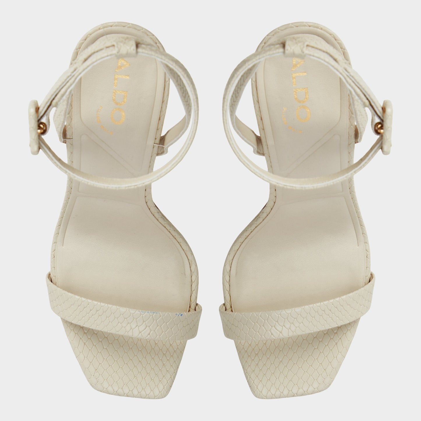 Kaathy Light Brown Women's Strappy Heels - Strappy heeled sandal - Light Brown