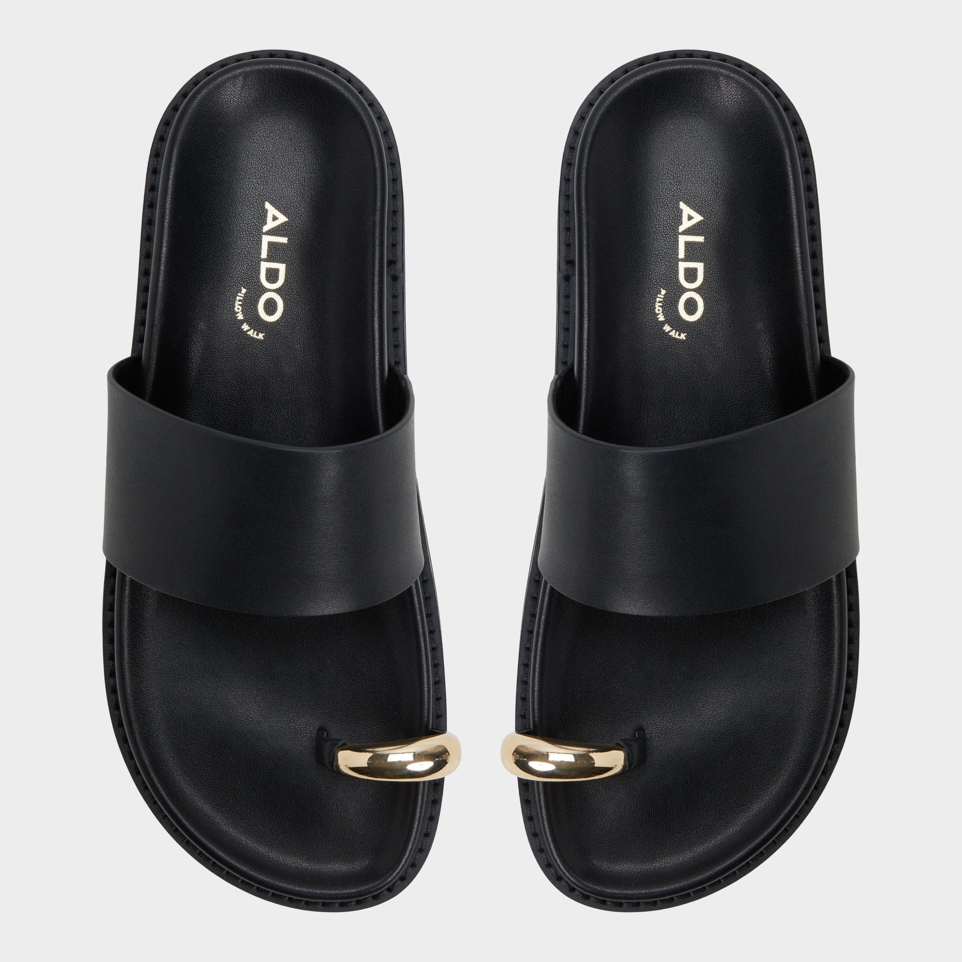 Beachstroll Black Women's Footbed sandals - Footbed sandal, Footbed sandal - Black