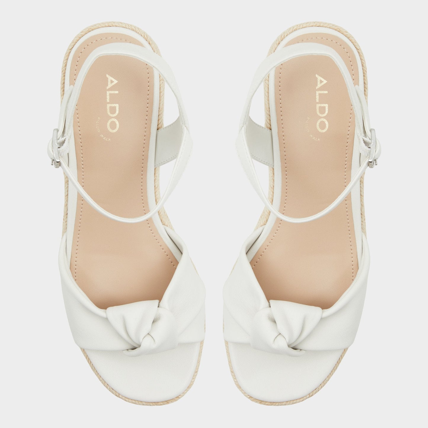Annamarie White Women's Wedges - Wedge sandal, Wedge heel - White