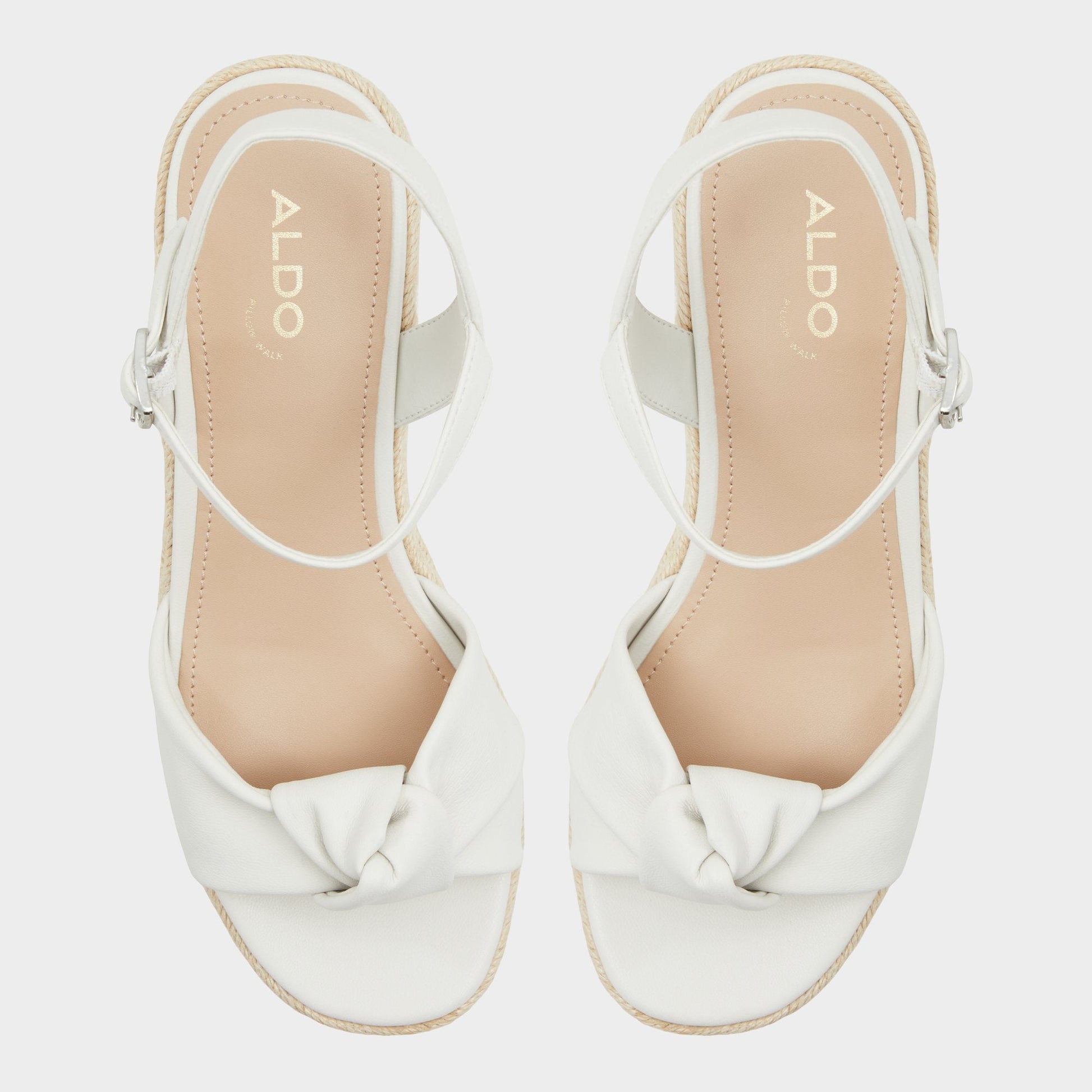 Annamarie White Women's Wedges - Wedge sandal, Wedge heel - White