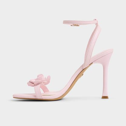 Daisylily Light Pink Women's Heeled sandals - Strappy heeled sandal, Stiletto heel - Light Pink