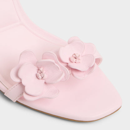 Daisylily Light Pink Women's Heeled sandals - Strappy heeled sandal, Stiletto heel - Light Pink
