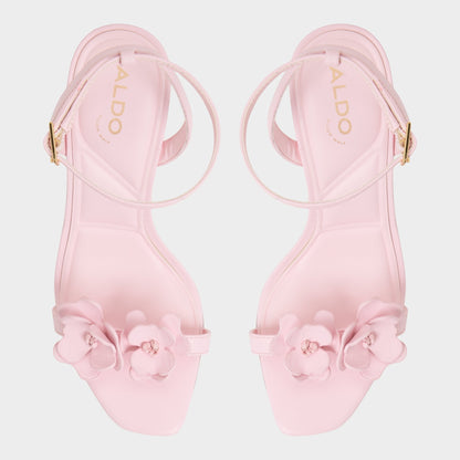 Daisylily Light Pink Women's Heeled sandals - Strappy heeled sandal, Stiletto heel - Light Pink