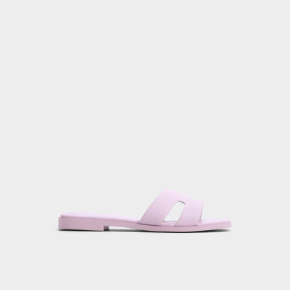 Itsandal Light Purple Women's Flats - Slide sandal - Light purple
