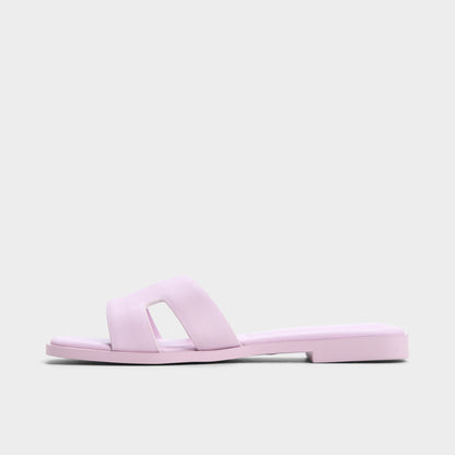 Itsandal Light Purple Women's Flats - Slide sandal - Light purple