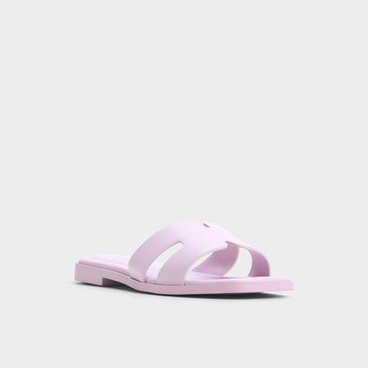 Itsandal Light Purple Women's Flats - Slide sandal - Light purple