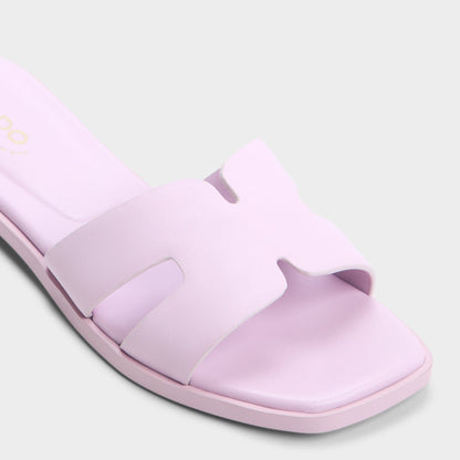 Itsandal Light Purple Women's Flats - Slide sandal - Light purple