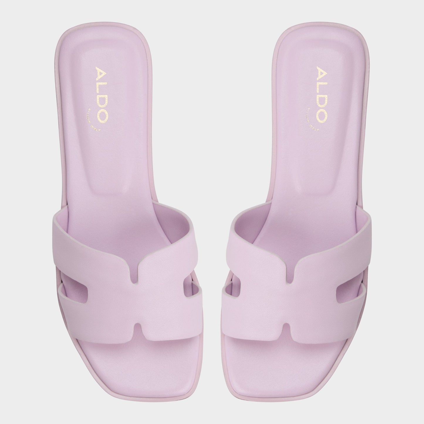 Itsandal Light Purple Women's Flats - Slide sandal - Light purple