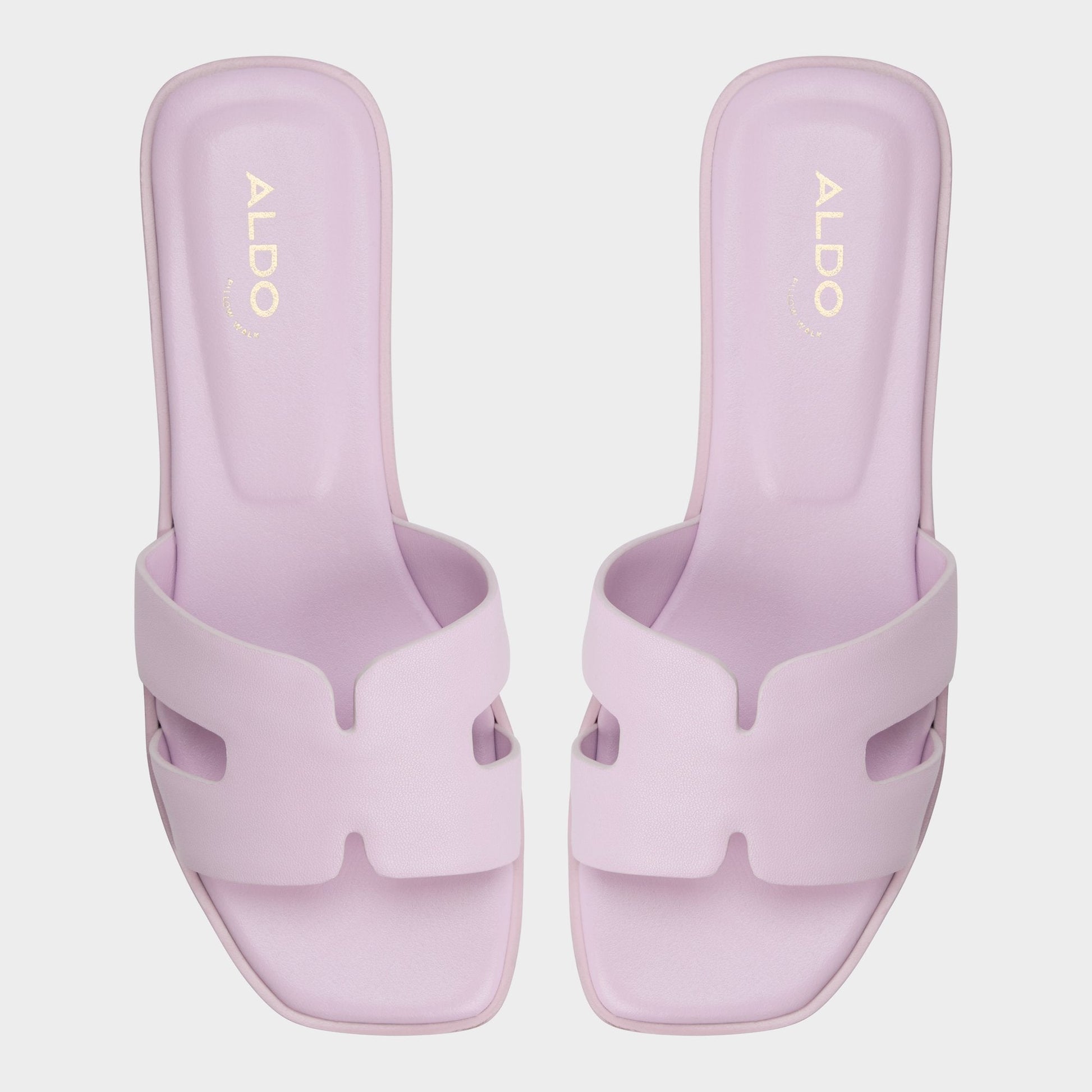 Itsandal Light Purple Women's Flats - Slide sandal - Light purple
