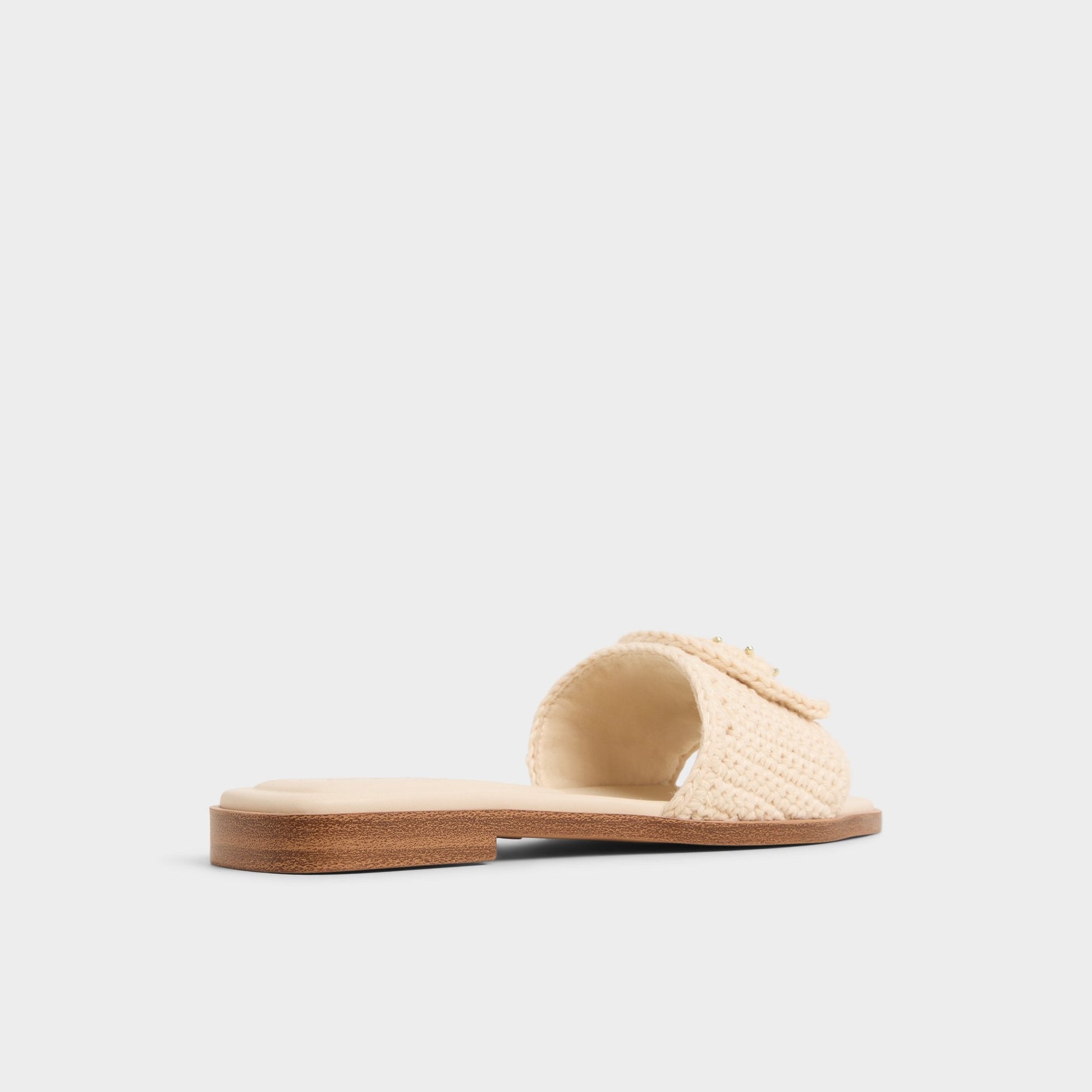 Sabbia Light Beige Women's Flats - Slide sandal - Light beige