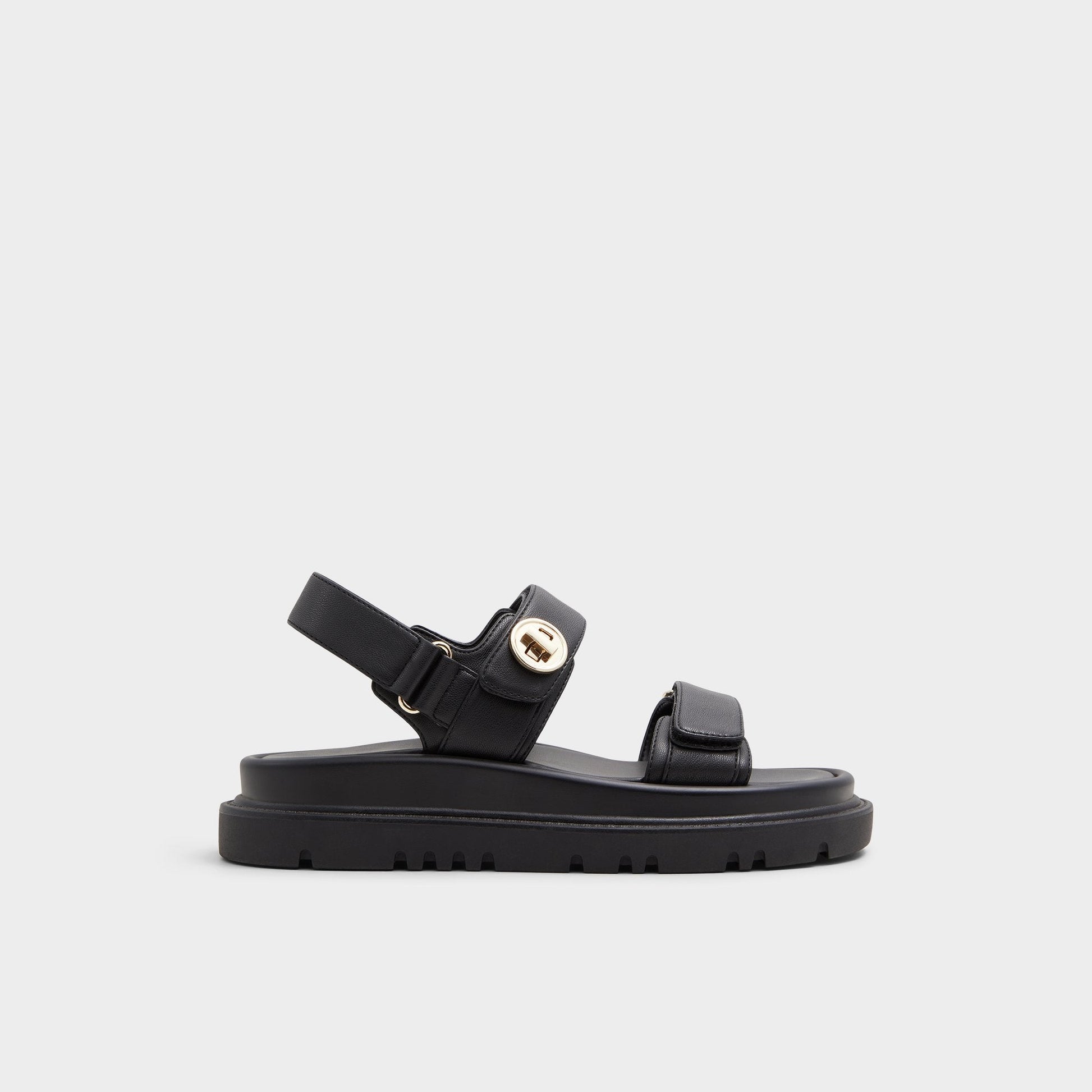 Linette Black Women's Footbed sandals - Footbed sandal, Footbed sandal - Black