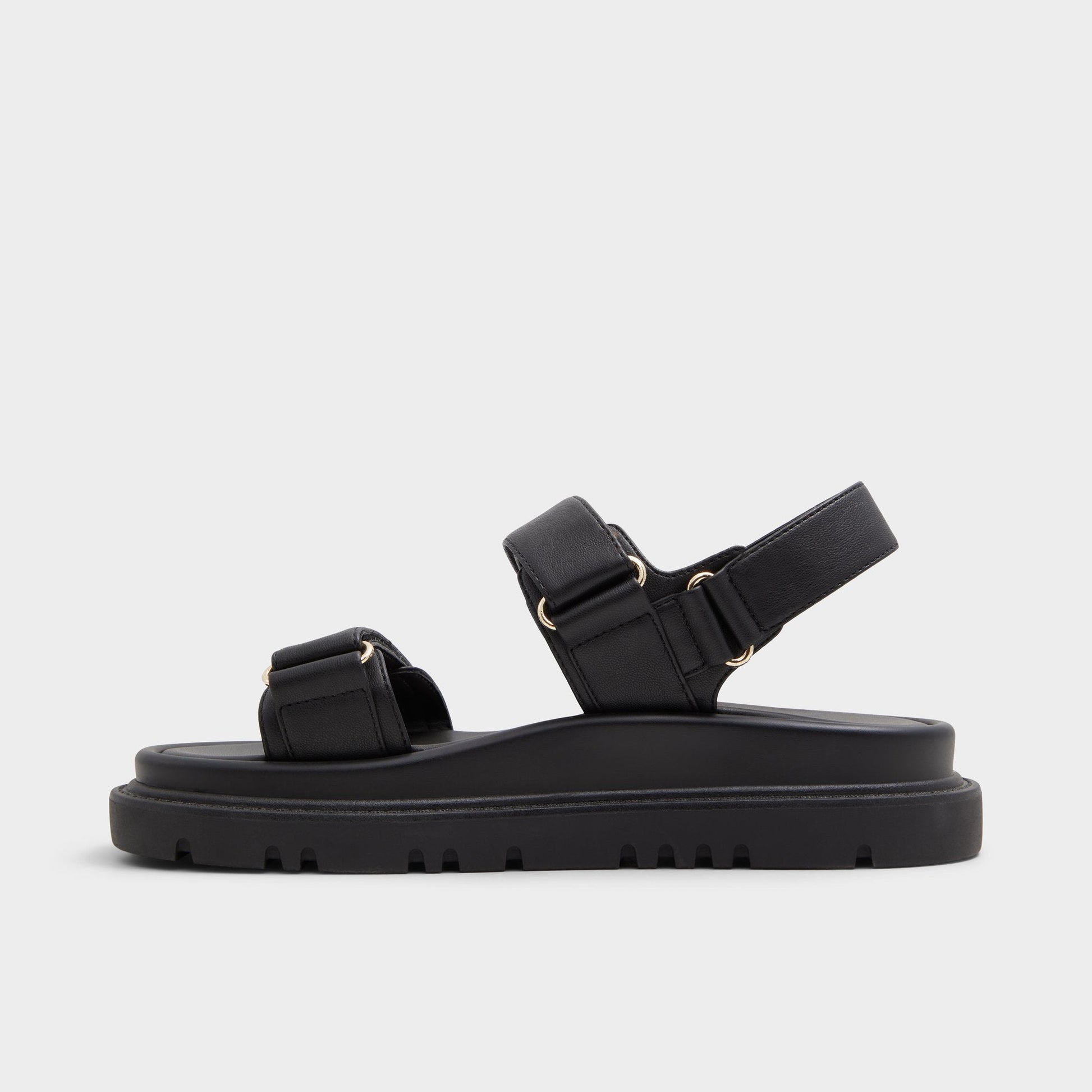 Linette Black Women's Footbed sandals - Footbed sandal, Footbed sandal - Black