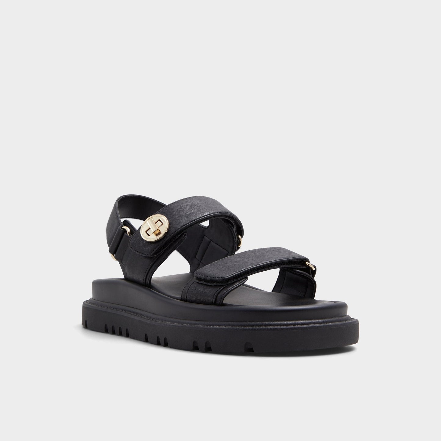 Linette Black Women's Footbed sandals - Footbed sandal, Footbed sandal - Black