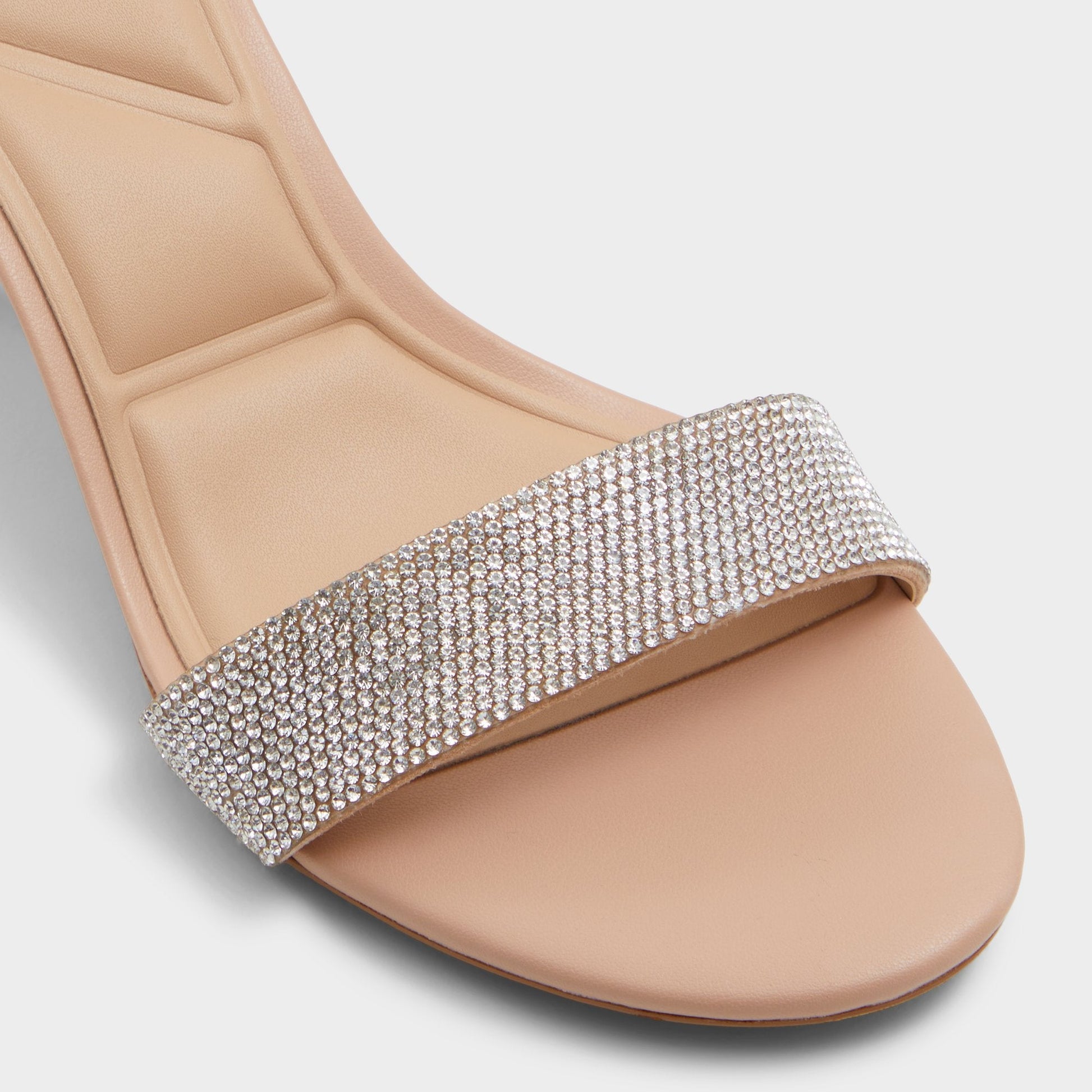 Pristine in Bone - Strappy sandal, Block heel - Bone