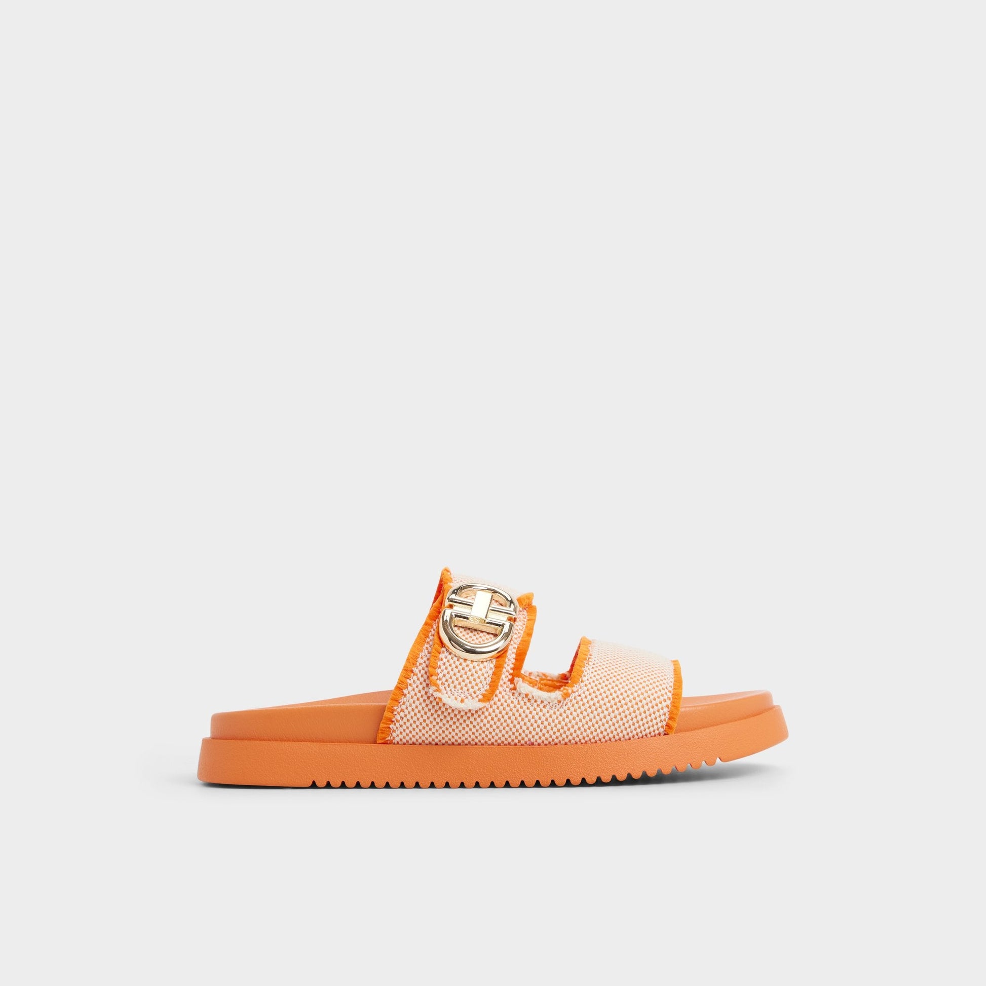 Daisymae Orange Women's Footbed sandals -  - Orange