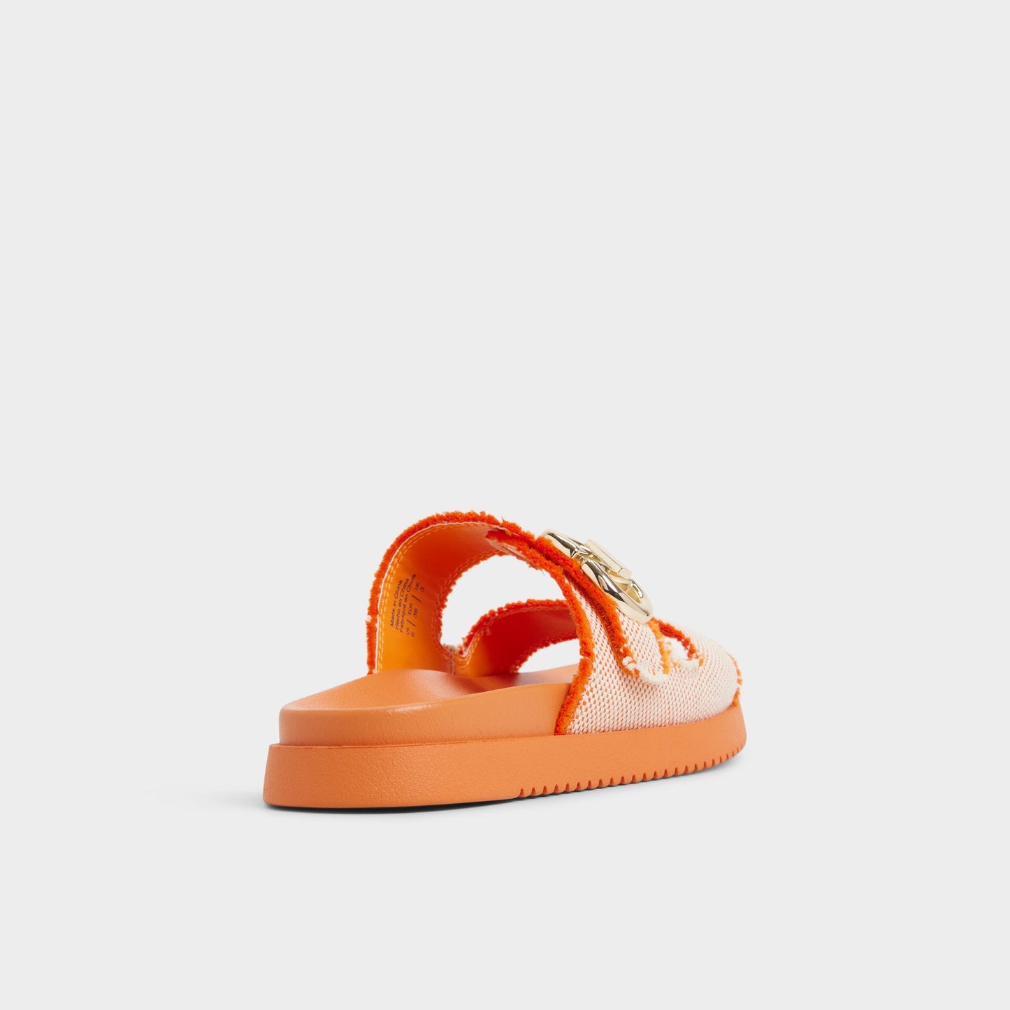 Daisymae Orange Women's Footbed sandals -  - Orange