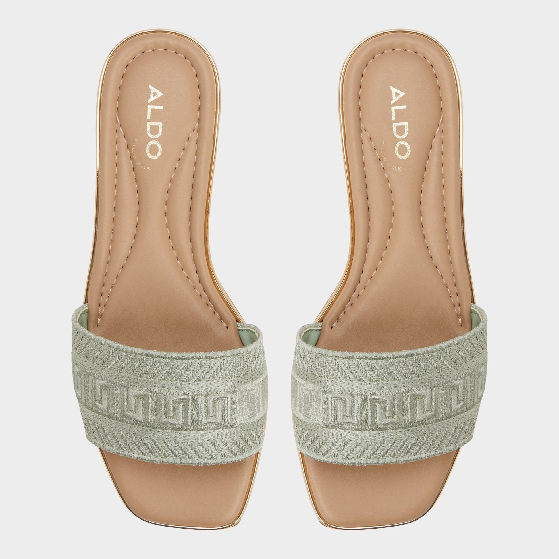 Oceania-xt Other Green Women's Flats - Slide sandal - Other Green