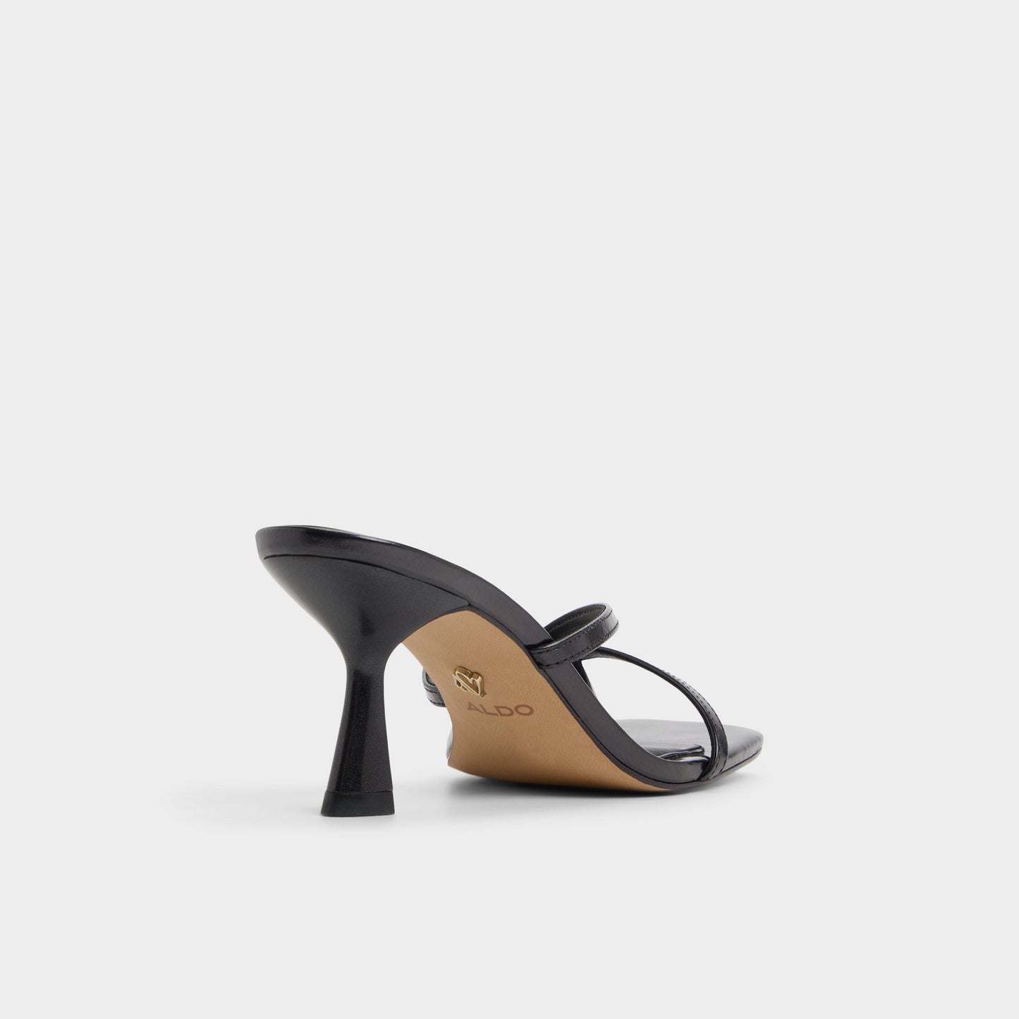Calypsa Black Women's Animal Prints - Strappy heeled sandal, Block heel - Black