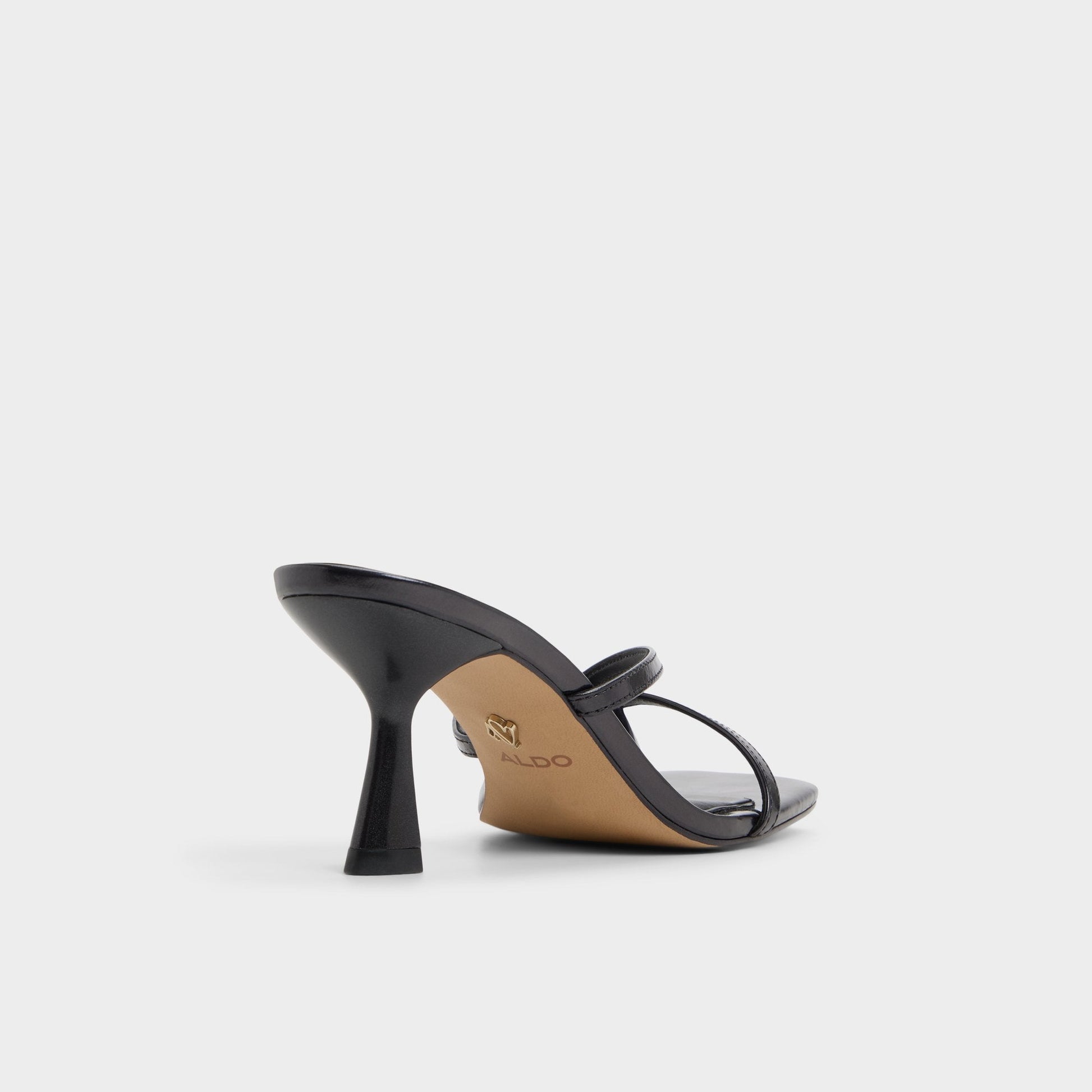 Calypsa Black Women's Animal Prints - Strappy heeled sandal, Block heel - Black