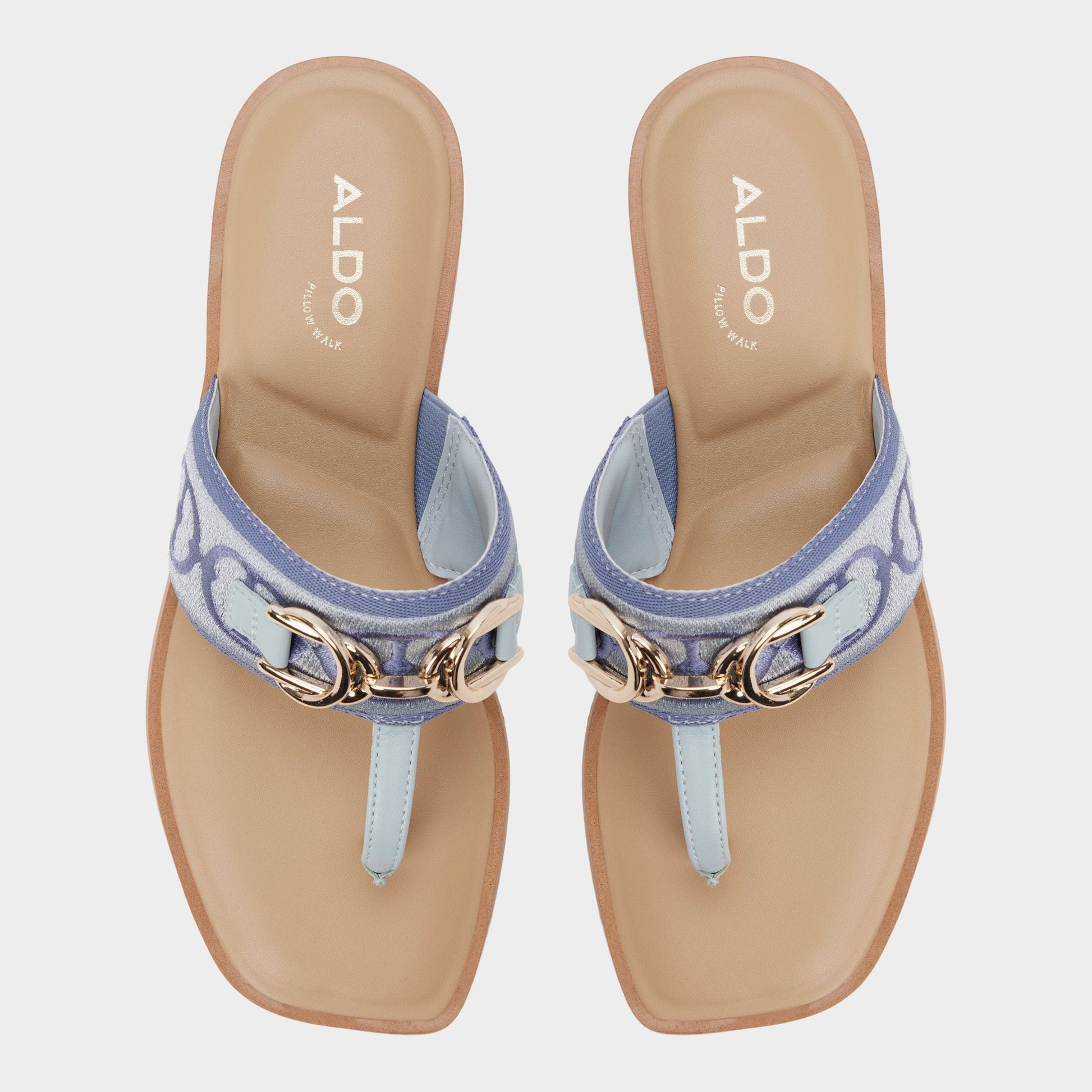Coralynna in Other Blue - T-strap sandal - Other Blue