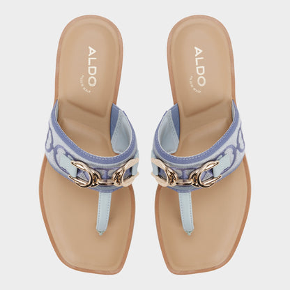 Coralynna in Other Blue - T-strap sandal - Other Blue