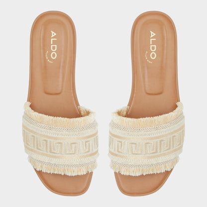 Nalani Gold Women's Flats - Slide sandal - Gold