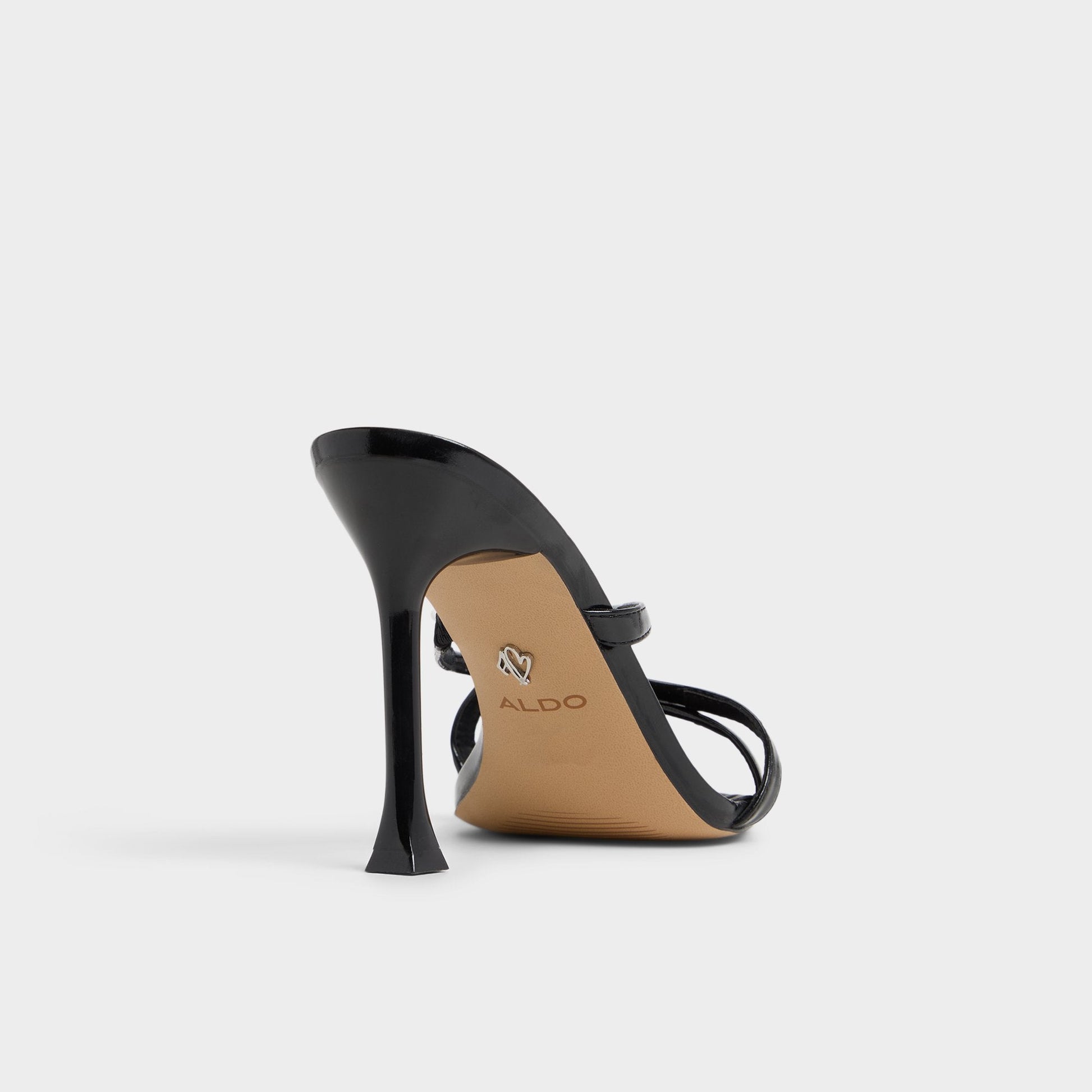 Velaia Black Women's Heeled mules - Heeled mule, Stiletto heel - Black