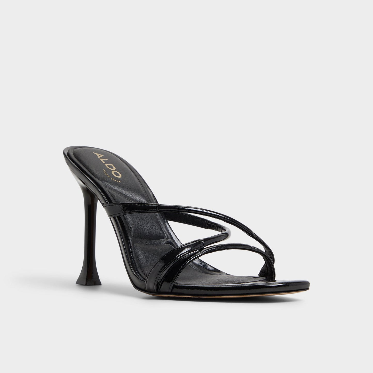 Velaia Black Women's Heeled mules - Heeled mule, Stiletto heel - Black