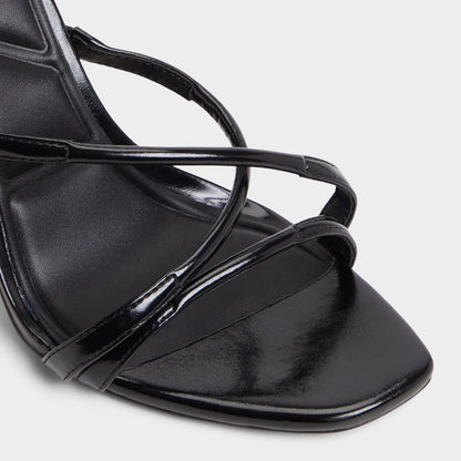 Velaia Black Women's Heeled mules - Heeled mule, Stiletto heel - Black