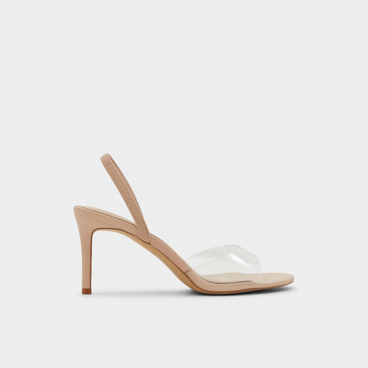 Aitana Bone Women's Heeled sandals - Strappy heeled sandal, Stiletto heel - Bone