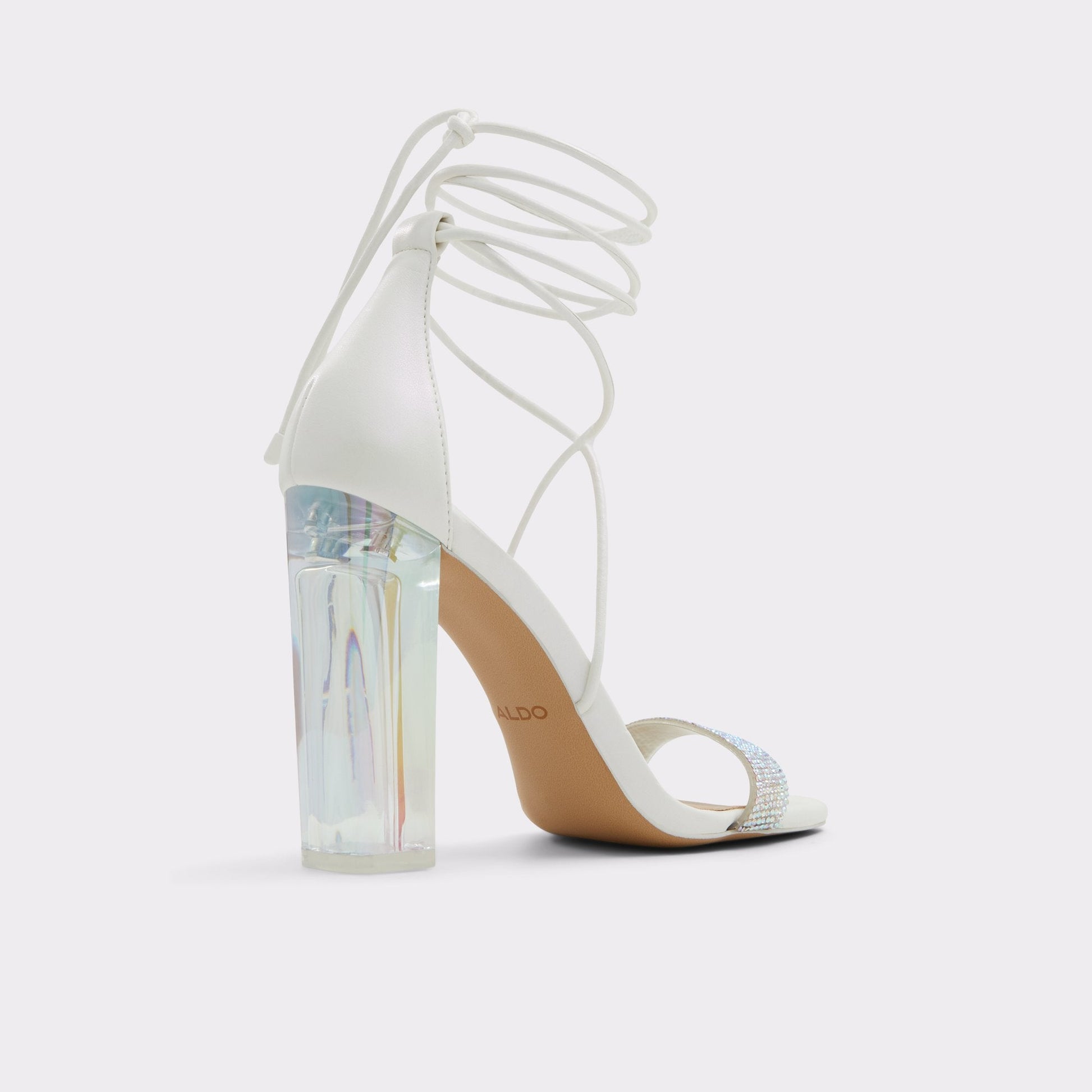 Onardonia in Open Natural - Strappy sandal, Block heel - Open Natural