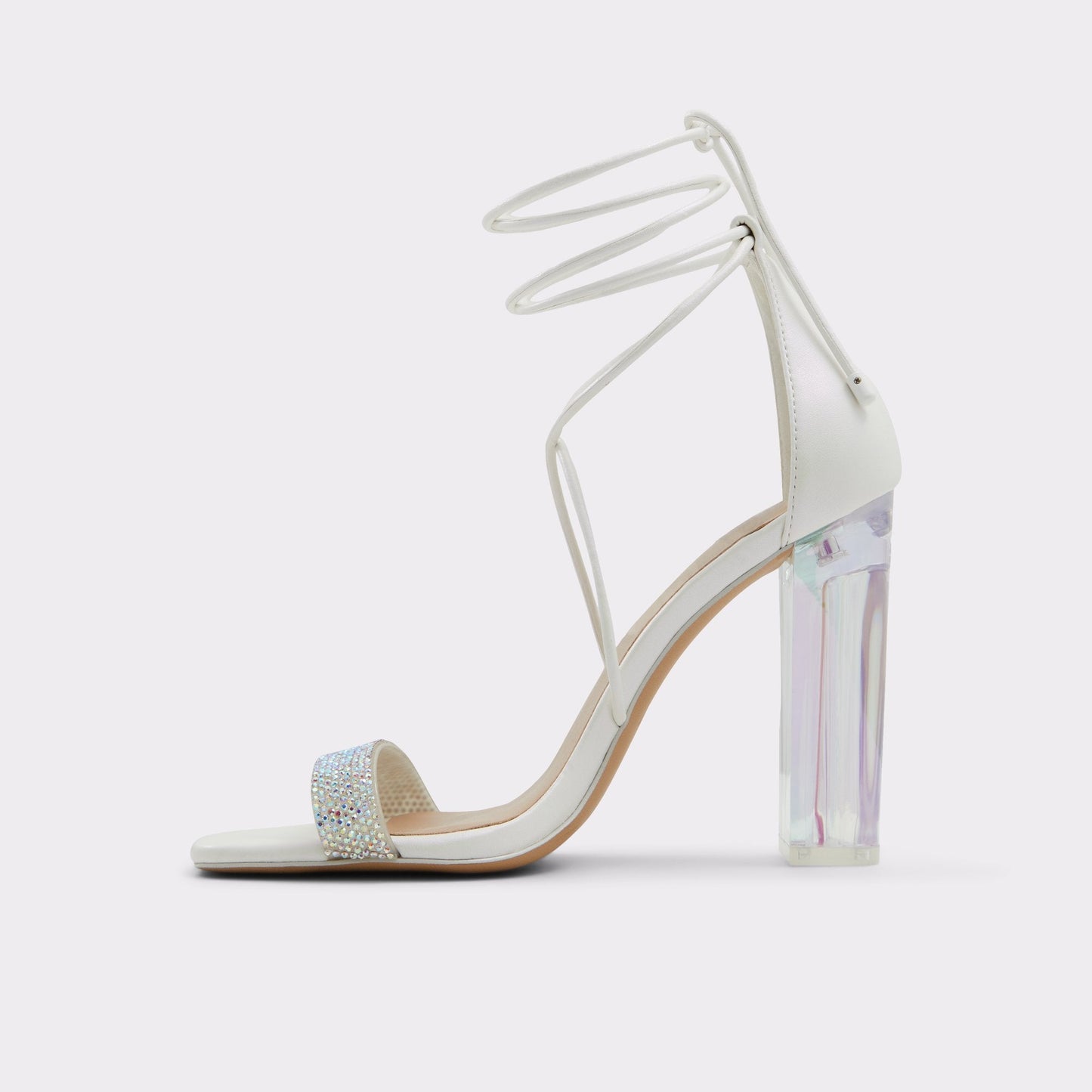 Onardonia in Open Natural - Strappy sandal, Block heel - Open Natural