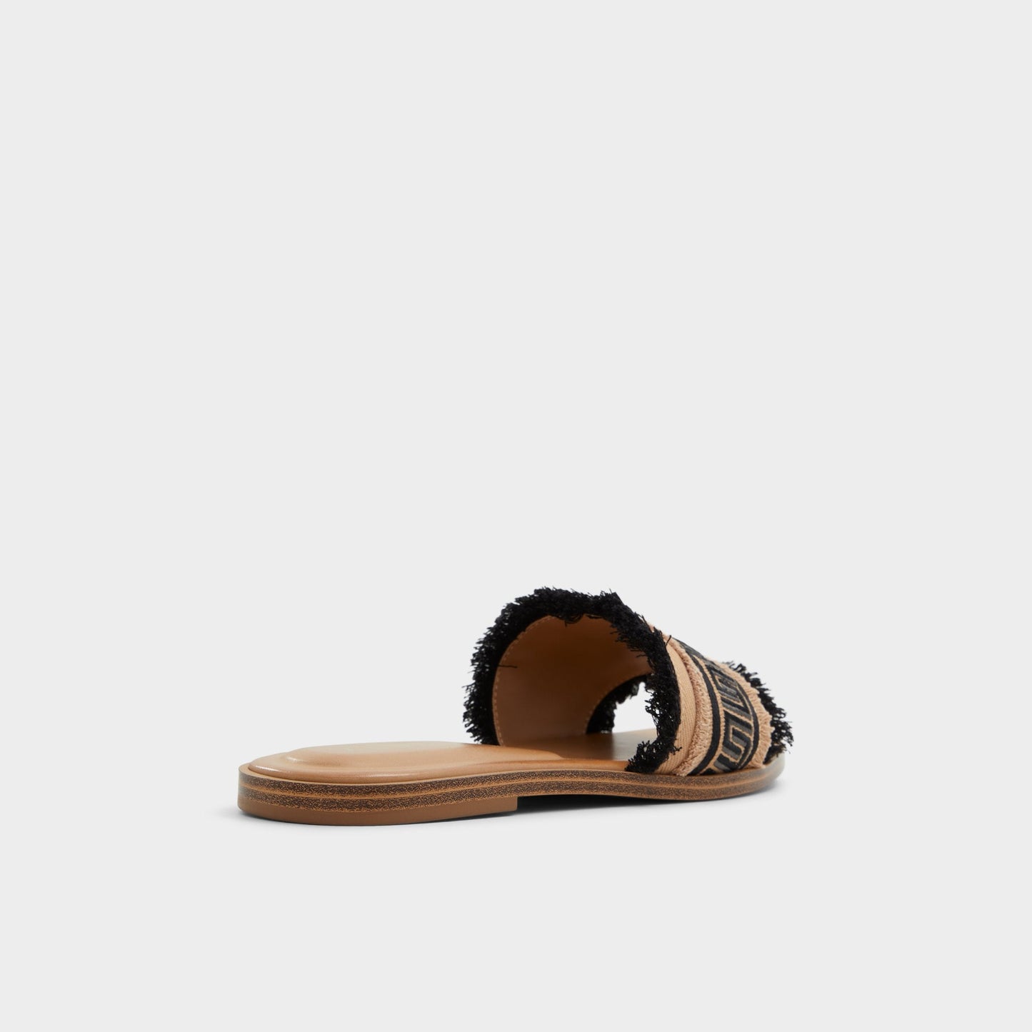 Nalani Open Black Women's Flats - Slide sandal - Open Black