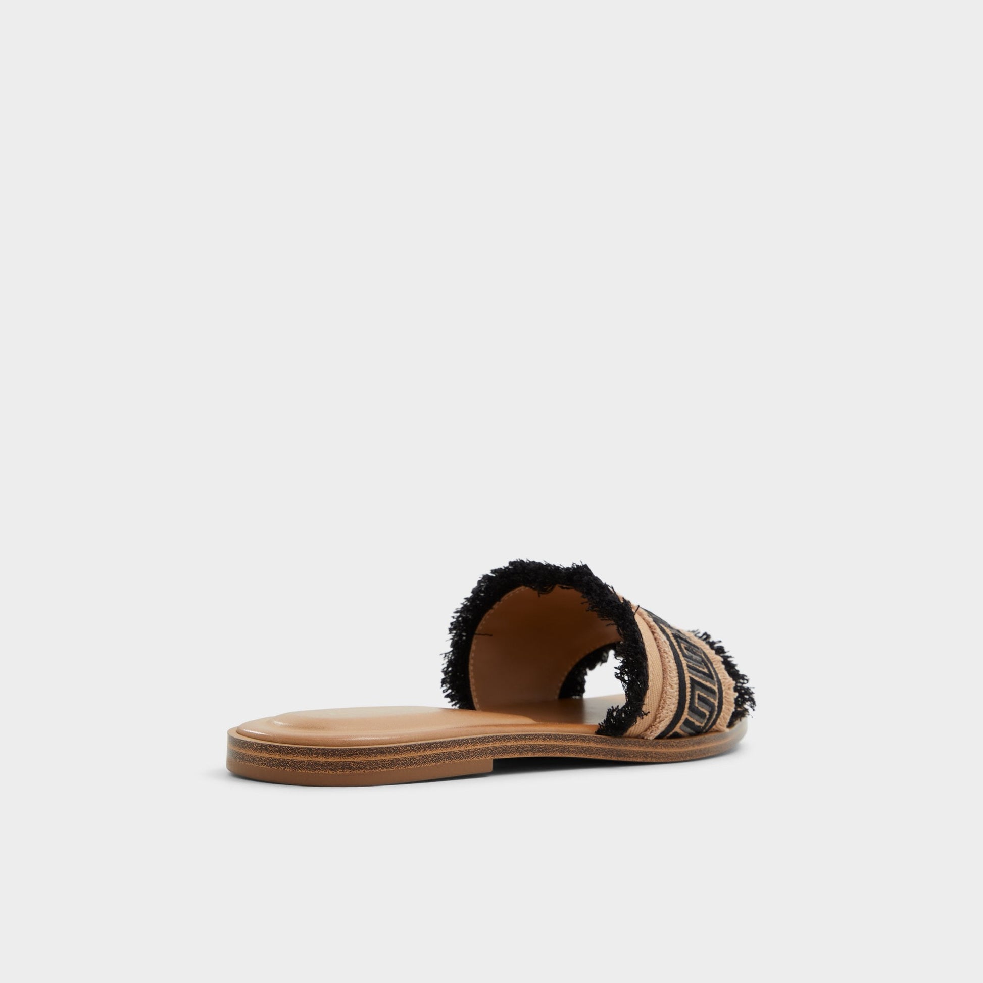 Nalani Open Black Women's Flats - Slide sandal - Open Black