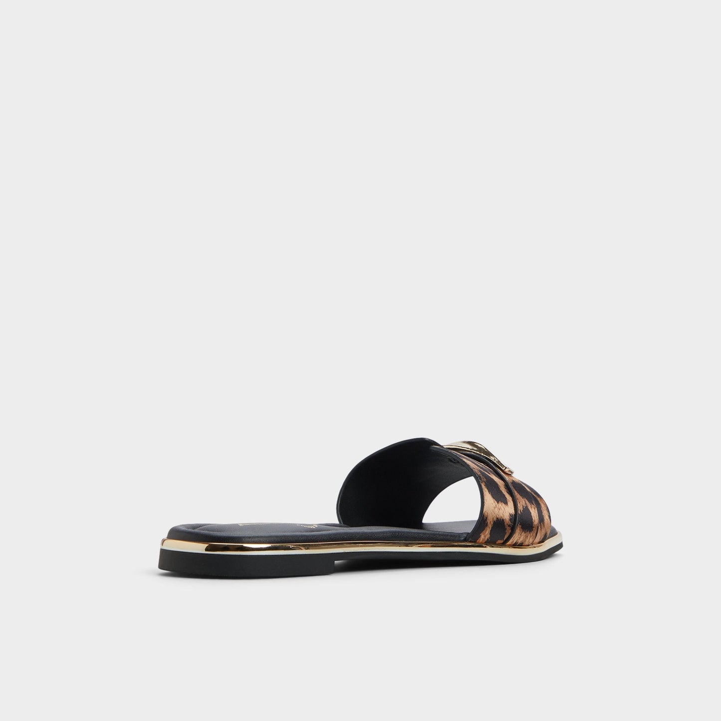 Darlina Brown Multi Women's Flats - Slide sandal - Brown multi