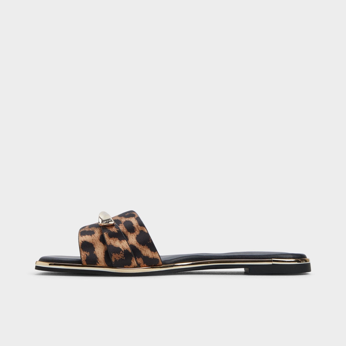 Darlina Brown Multi Women's Flats - Slide sandal - Brown multi