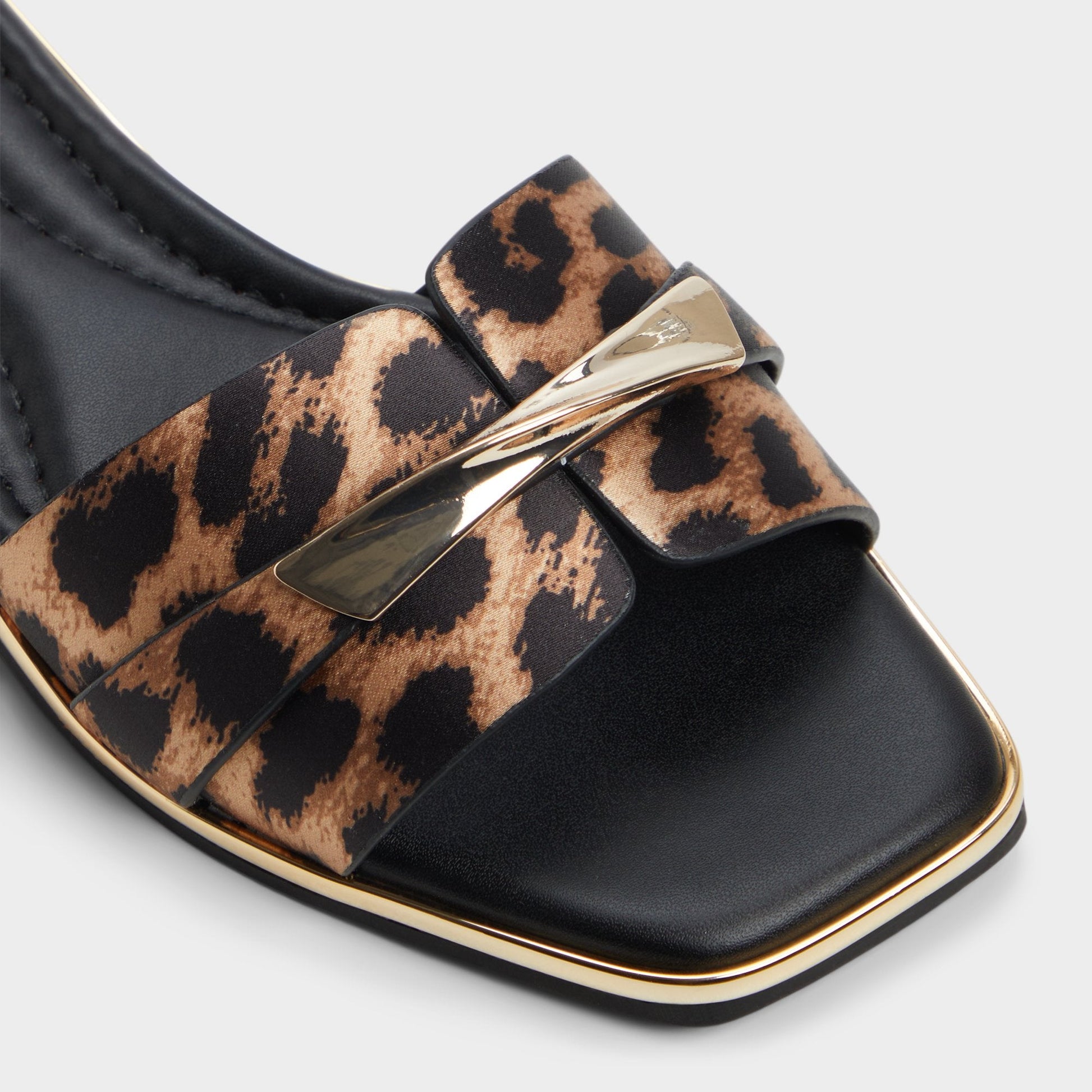Darlina Brown Multi Women's Flats - Slide sandal - Brown multi