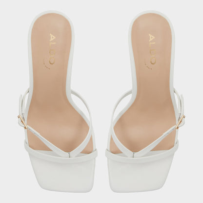 Gannever White/Bone Women's Heeled sandals -  - White/Bone