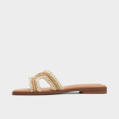 Itsandal Beige Women's Flats - Slide sandal - Beige
