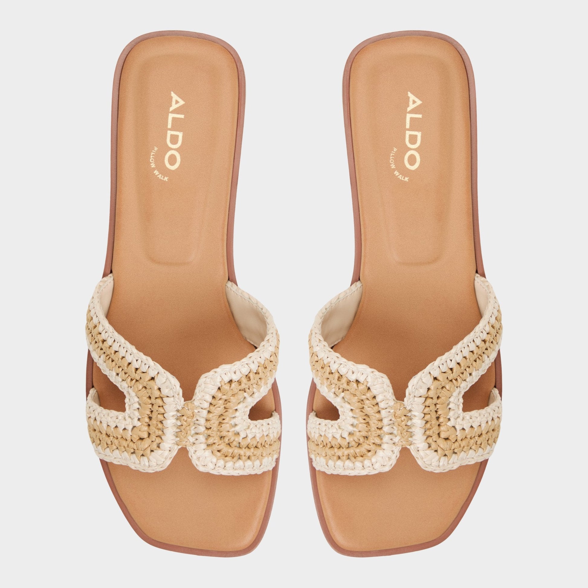 Itsandal Beige Women's Flats - Slide sandal - Beige
