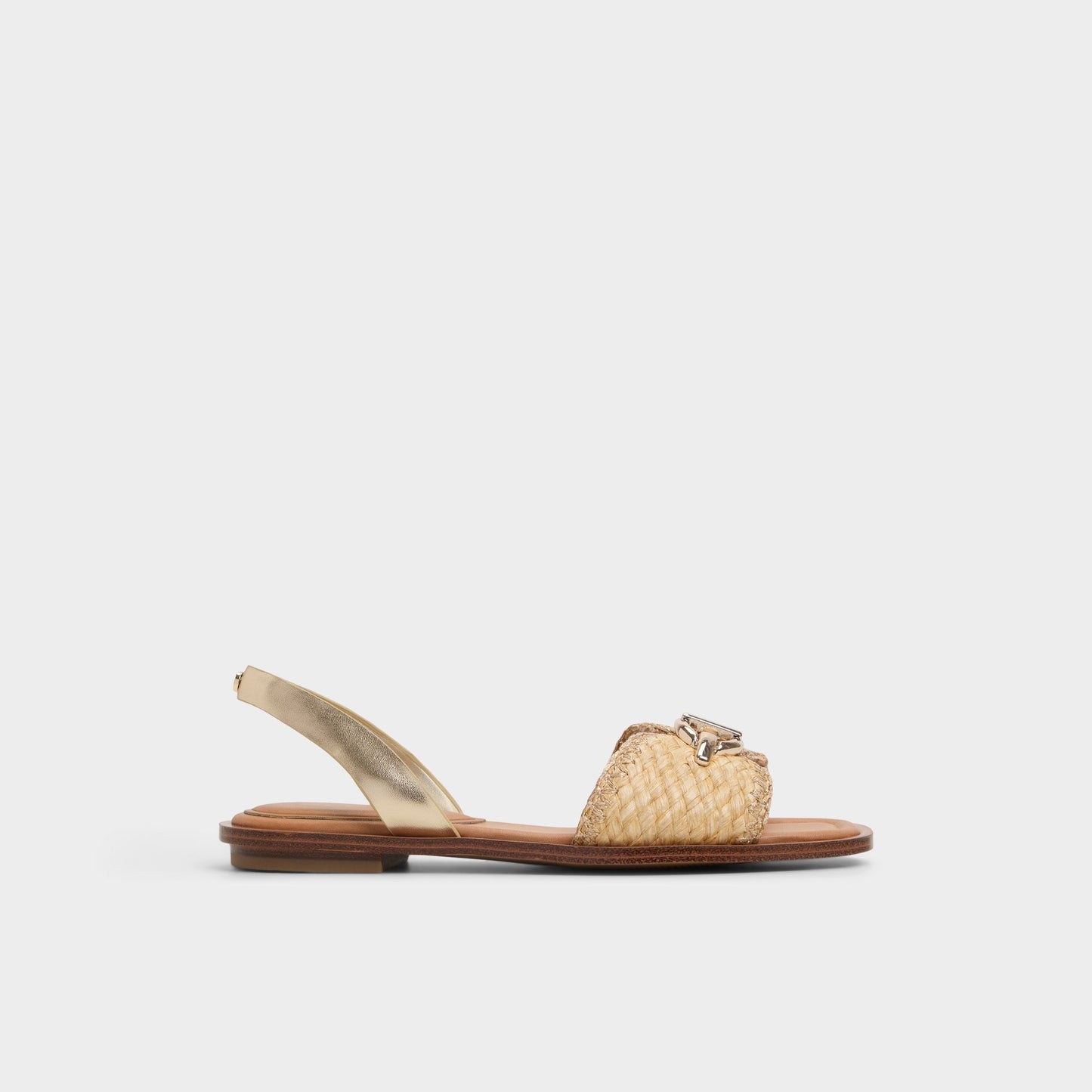 Goassi Gold Women's Iridescent metallics - Flat sandal - Gold