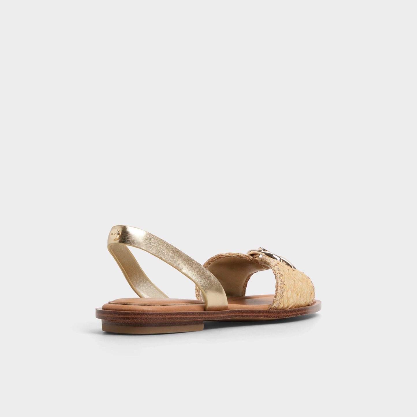 Goassi Gold Women's Iridescent metallics - Flat sandal - Gold