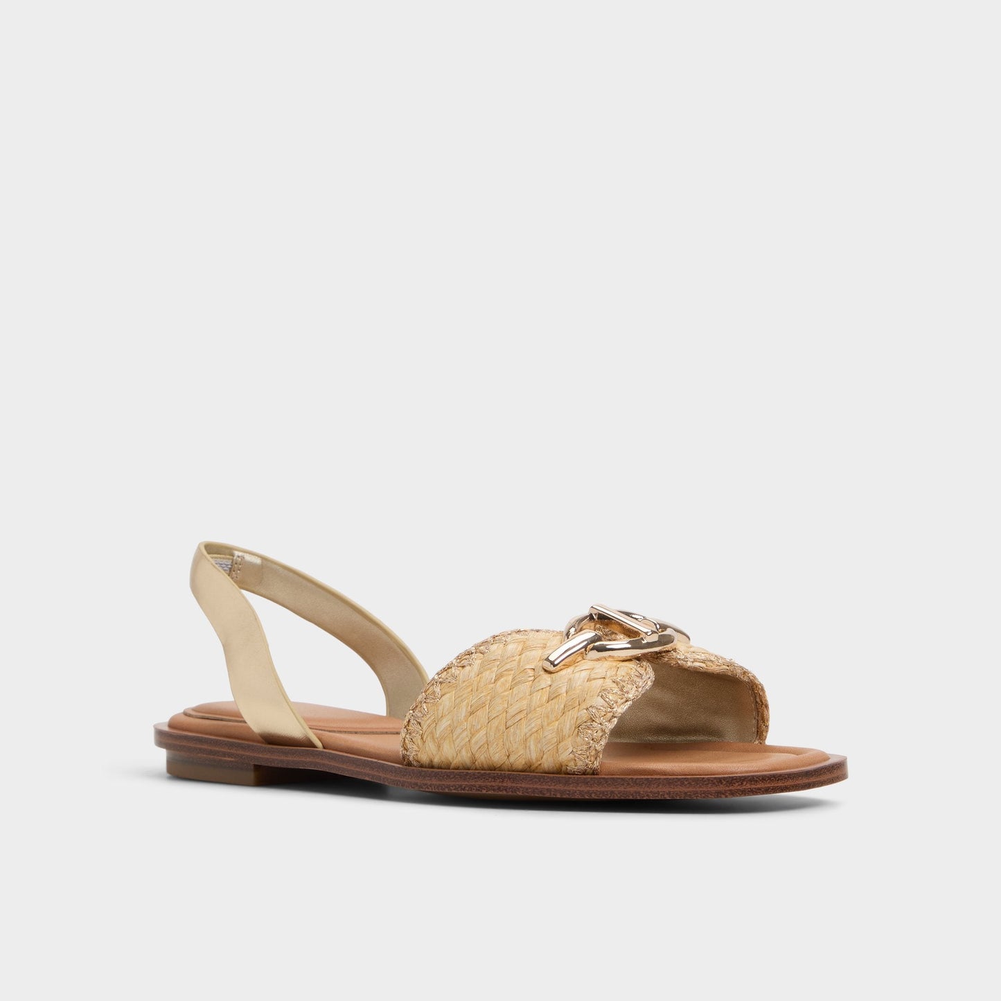 Goassi Gold Women's Iridescent metallics - Flat sandal - Gold