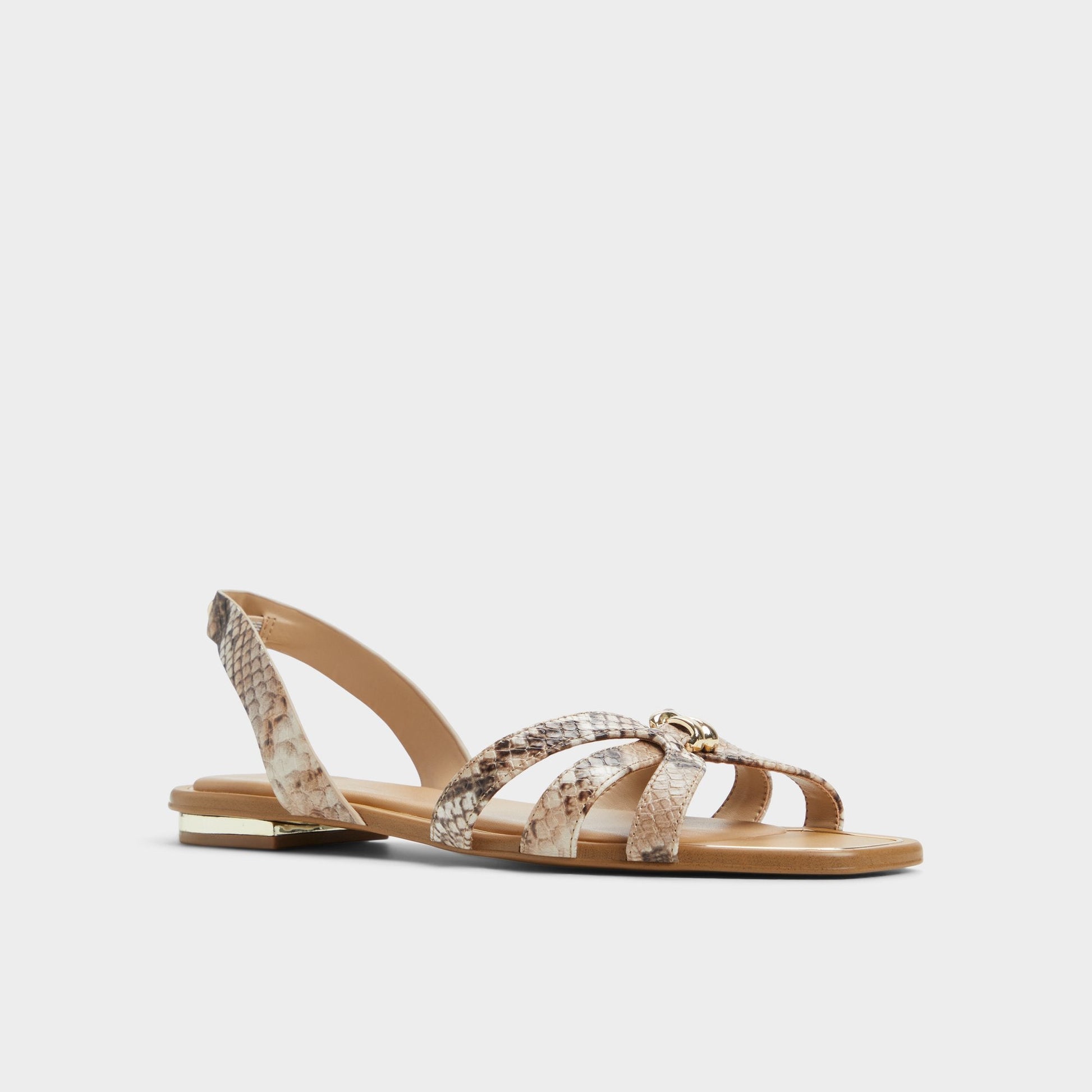 Marassita Brown Multi Women's Slingbacks - Flat sandal - Brown Multi