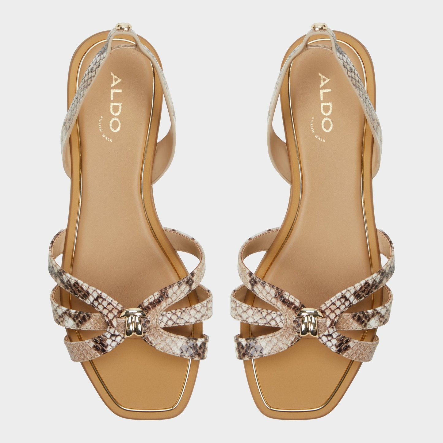 Marassita Brown Multi Women's Slingbacks - Flat sandal - Brown Multi