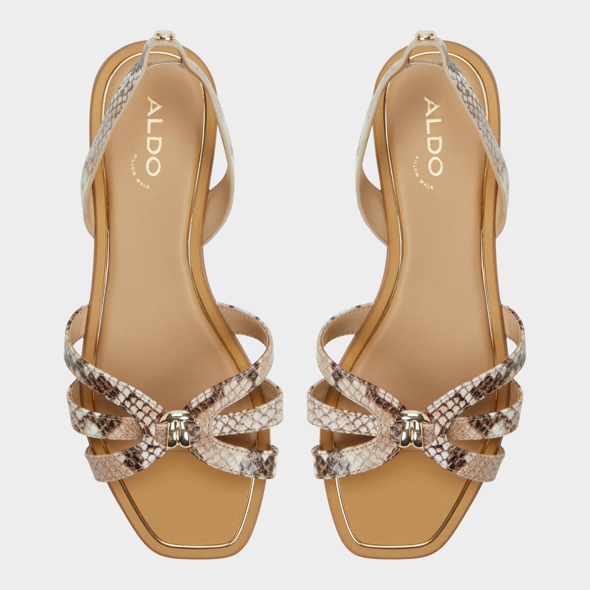 Marassita Brown Multi Women's Slingbacks - Flat sandal - Brown Multi